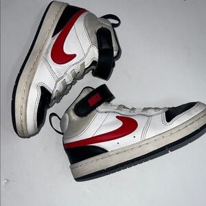 Nike Court Borough Mid 2 Kids' 11C white, black, university red